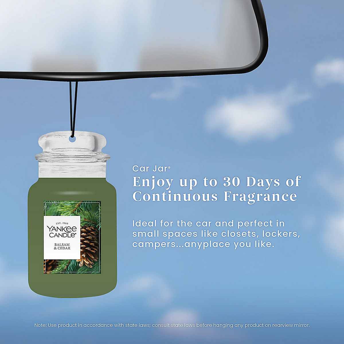 Balsam & Cedar Car Jar® - US 07234