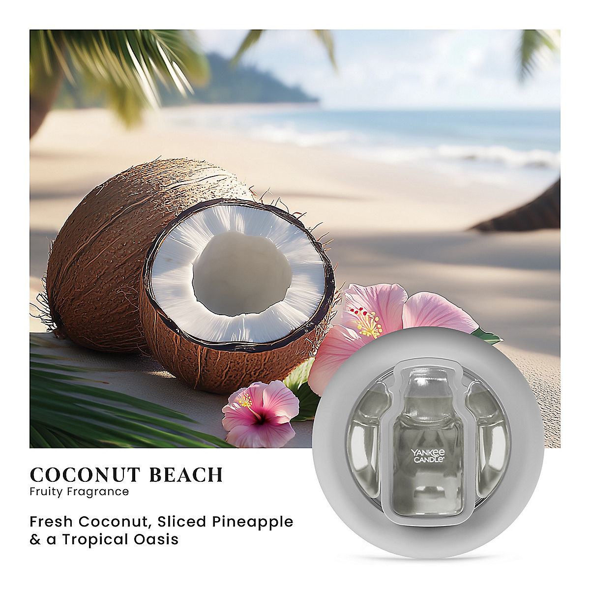 Coconut Beach Smart Scent™ Vent Clip - US 60753