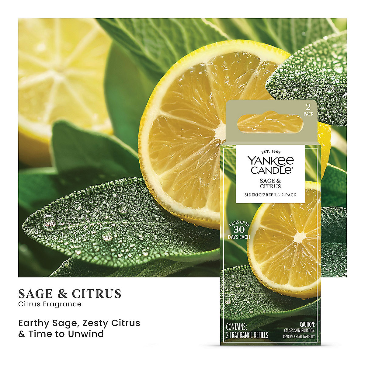 Sage & Citrus Sidekick® Fragrance Refill 2-Pack - US 10167