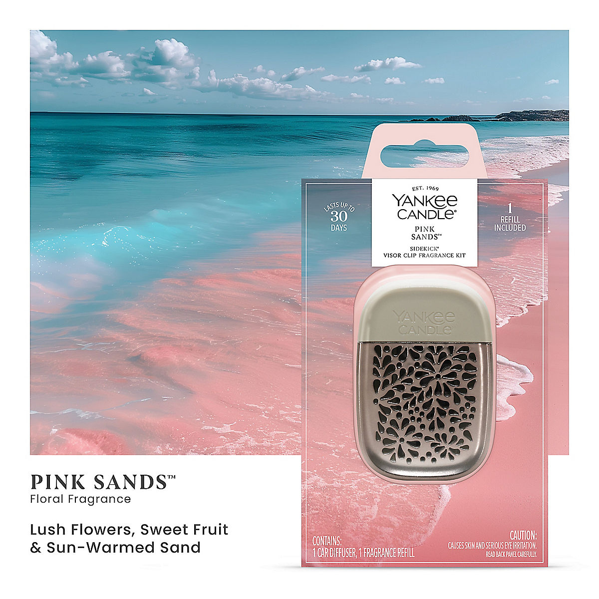 Pink Sands™ Leaf Sidekick® Visor Clip Fragrance Kit - US 81009