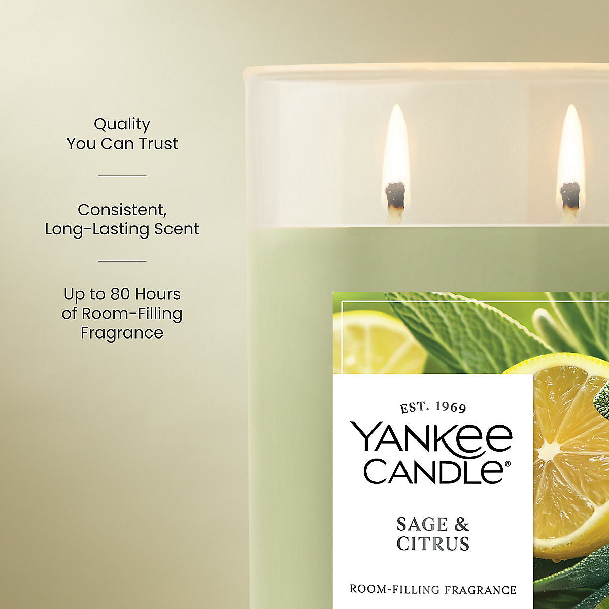 Sage & Citrus Large Tumbler Candle - US 34921