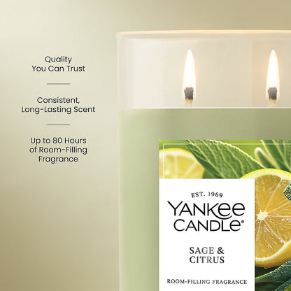 Sage & Citrus Large Tumbler Candle - US 34921