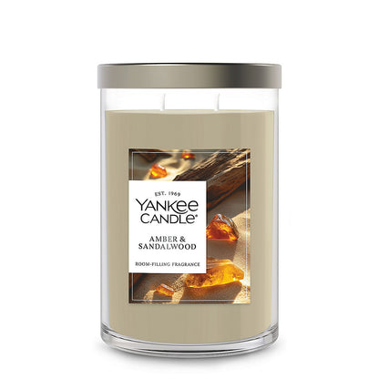 Amber & Sandalwood Large Tumbler Candle - US 11878