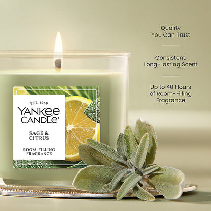 Sage & Citrus Small Tumbler Candle - US 00619