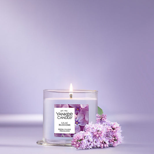 Lilac Blossoms Small Tumbler Candle - US 95252