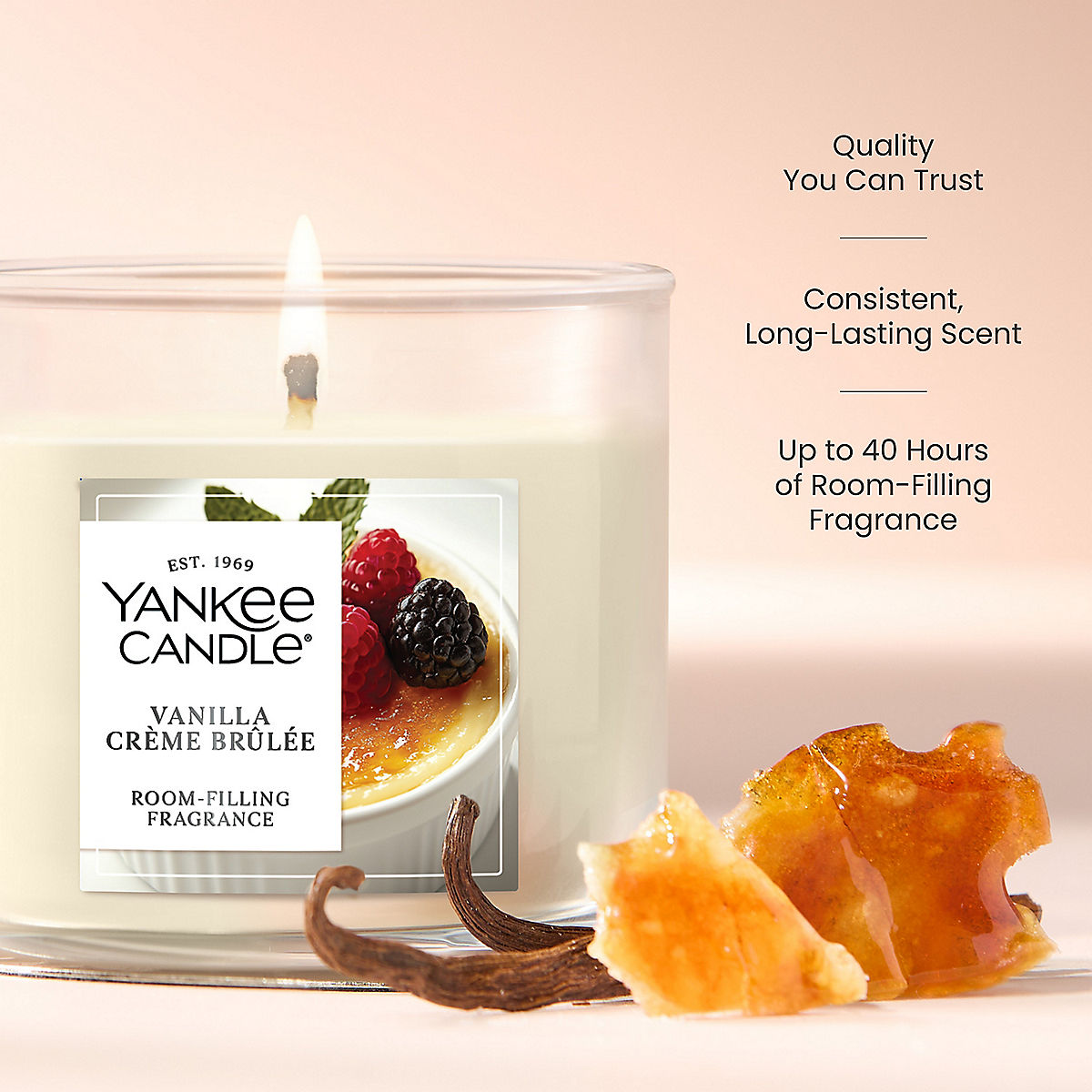 Vanilla Crème Brûlée Small Tumbler Candle - US 29602