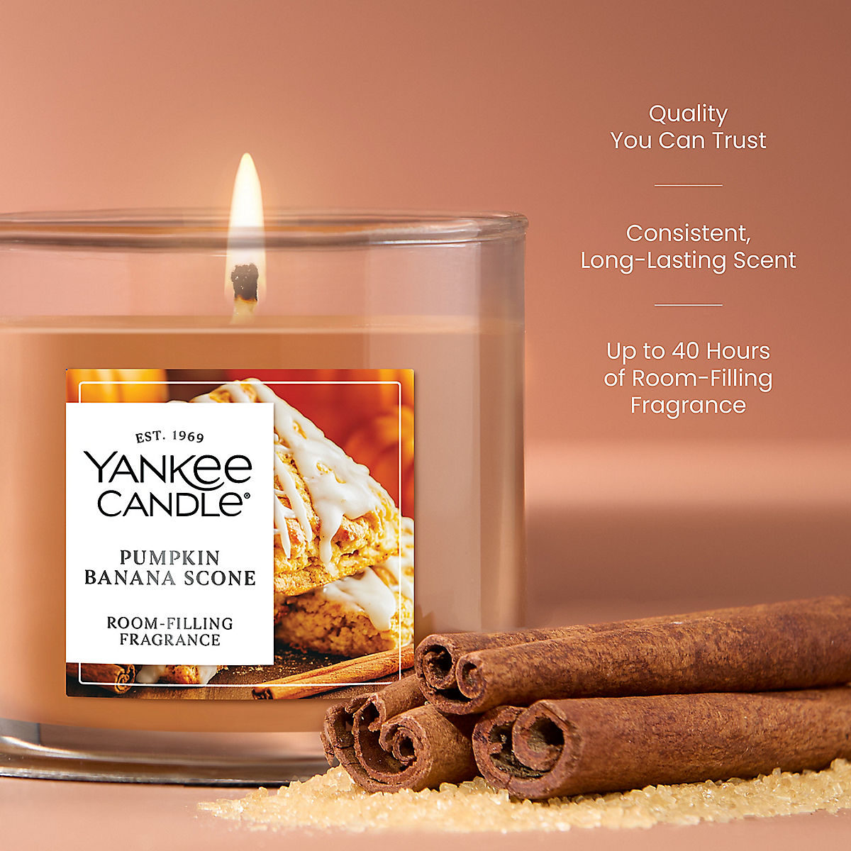 Pumpkin Banana Scone Small Tumbler Candle - US 15339