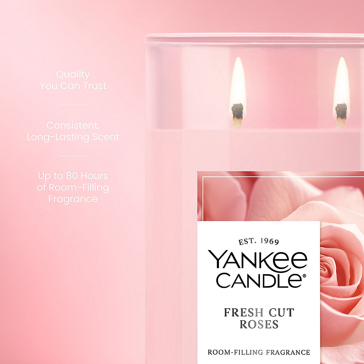 Fresh Cut Roses Large Tumbler Candle - US 92898