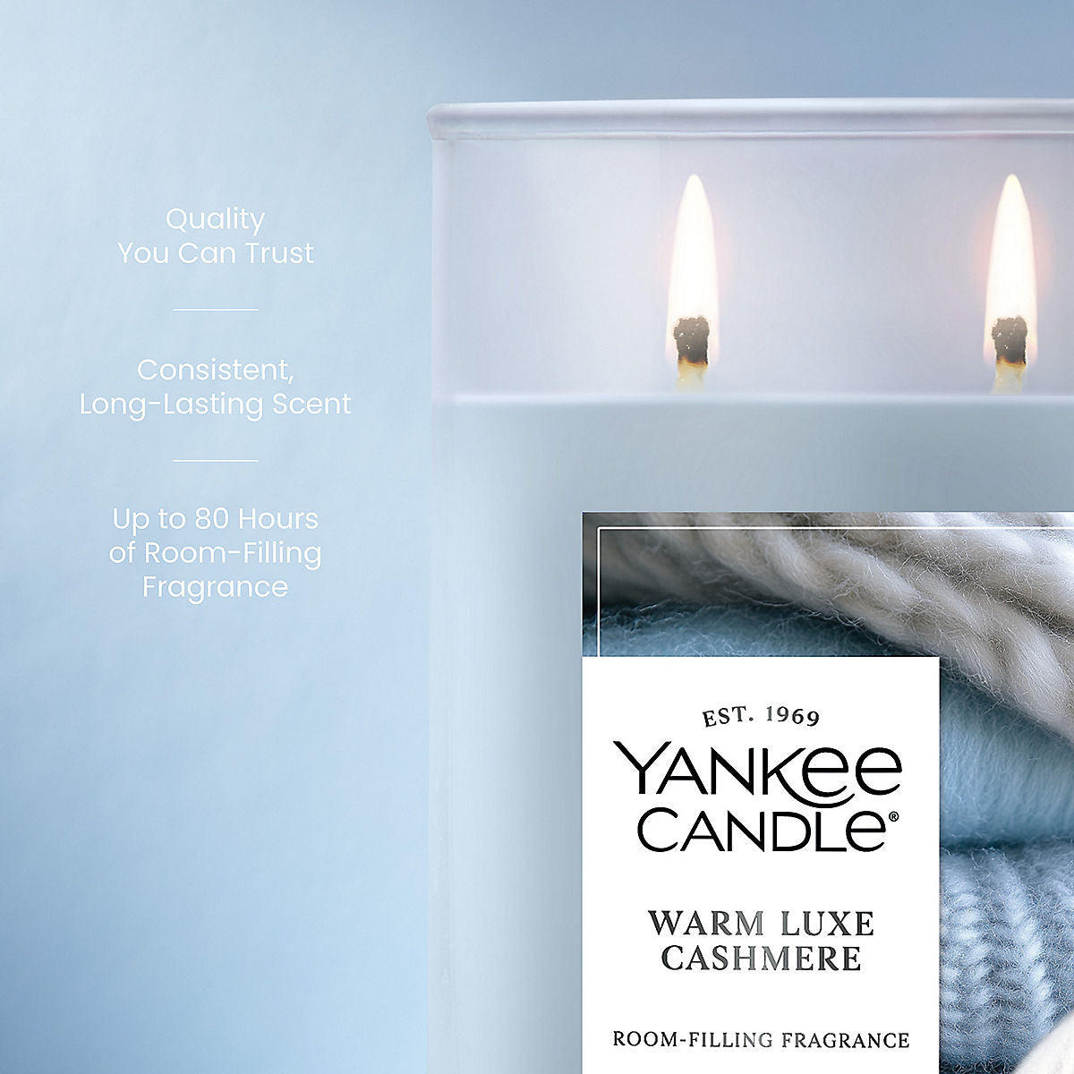 Warm Luxe Cashmere Large Tumbler Candle - US 64803