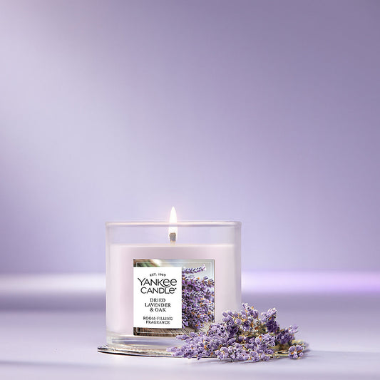 Dried Lavender & Oak Small Tumbler Candle - US 50267