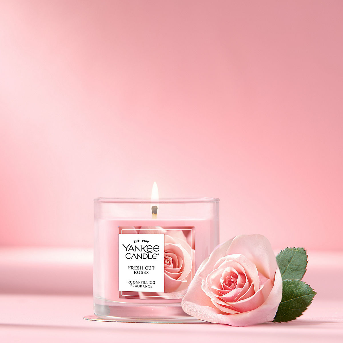 Fresh Cut Roses Small Tumbler Candle - US 93670