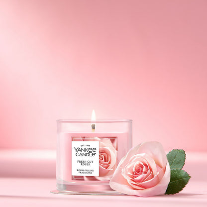 Fresh Cut Roses Small Tumbler Candle - US 93670
