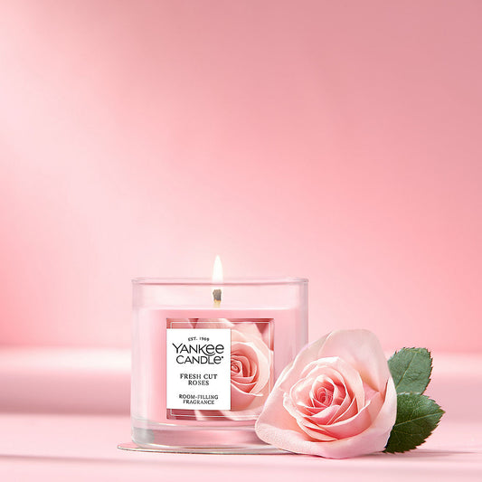 Fresh Cut Roses Small Tumbler Candle - US 93670