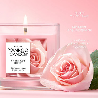 Fresh Cut Roses Small Tumbler Candle - US 93670