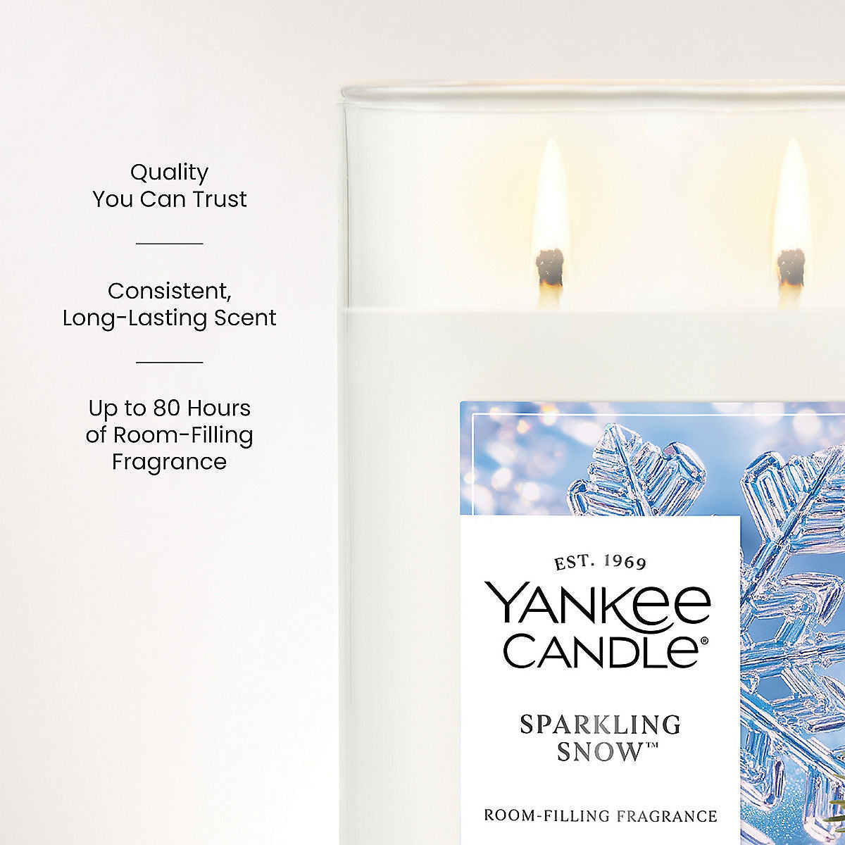 Sparkling Snow™ Large Tumbler Candle - US 84495