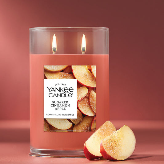 Sugared Cinnamon Apple Large Tumbler Candle - US 39260