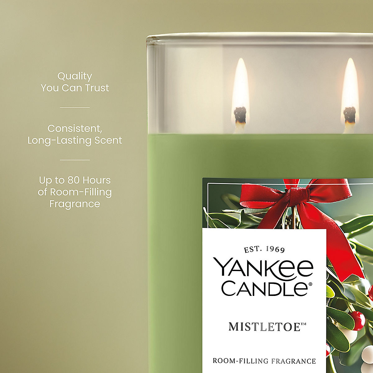 Mistletoe™ Large Tumbler Candle - US 74064