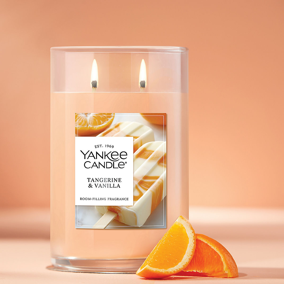 Tangerine & Vanilla Large Tumbler Candle - US 29584