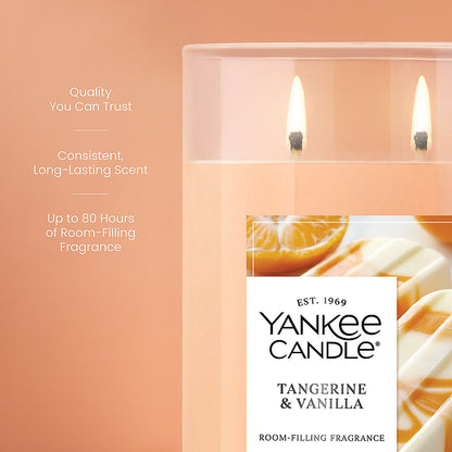 Tangerine & Vanilla Large Tumbler Candle - US 29584
