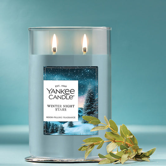 Winter Night Stars Large Tumbler Candle - US 13275