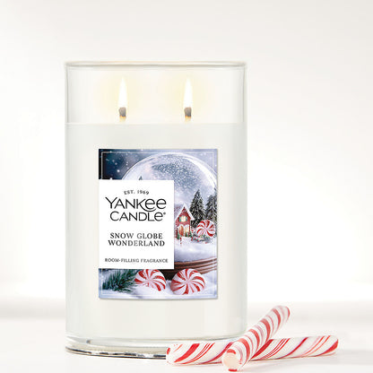 Snow Globe Wonderland Large Tumbler Candle - US 06629