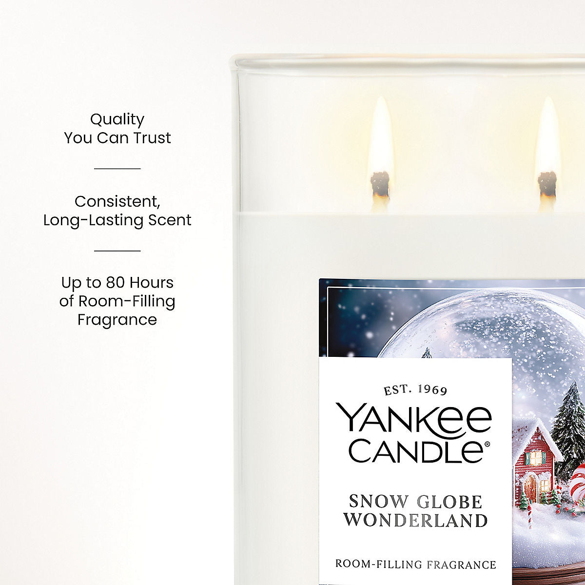 Snow Globe Wonderland Large Tumbler Candle - US 06629