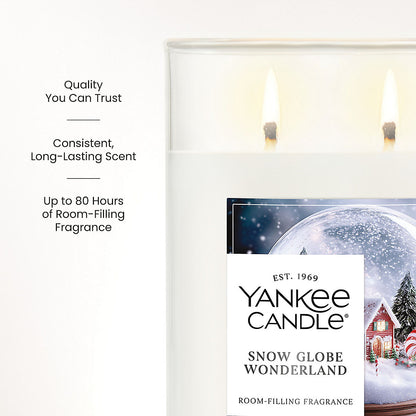 Snow Globe Wonderland Large Tumbler Candle - US 06629
