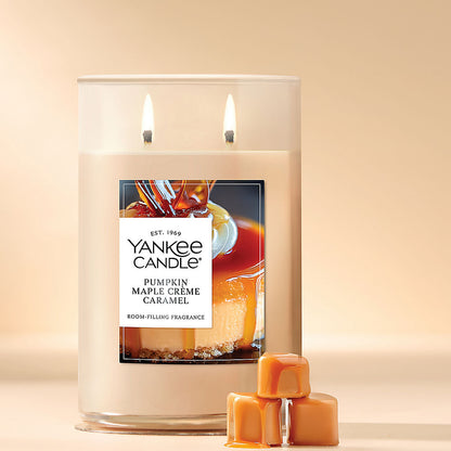 Pumpkin Maple Crème Caramel Large Tumbler Candle - US 91112