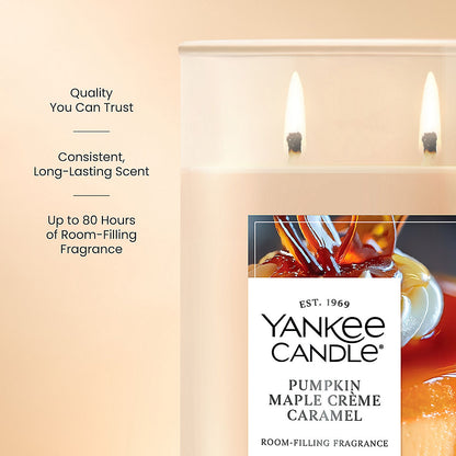 Pumpkin Maple Crème Caramel Large Tumbler Candle - US 91112