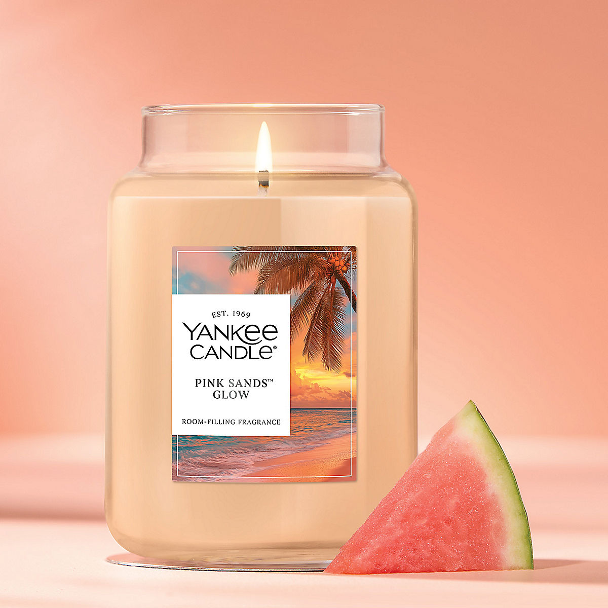 Pink Sands™ Glow Original Large Jar Candle - US 74658
