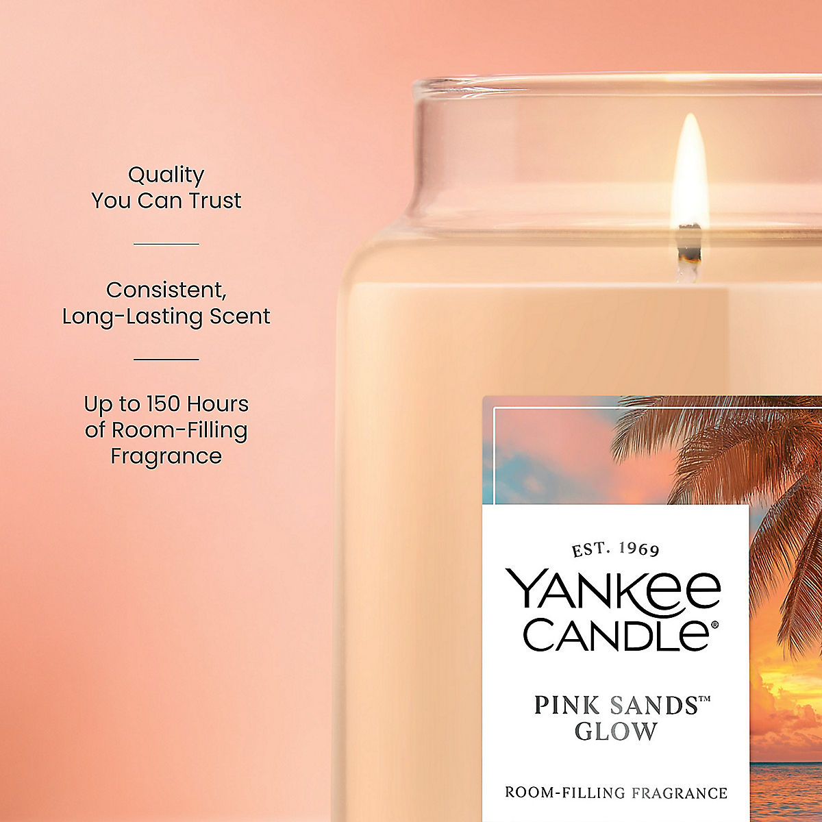 Pink Sands™ Glow Original Large Jar Candle - US 74658