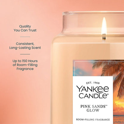 Pink Sands™ Glow Original Large Jar Candle - US 74658