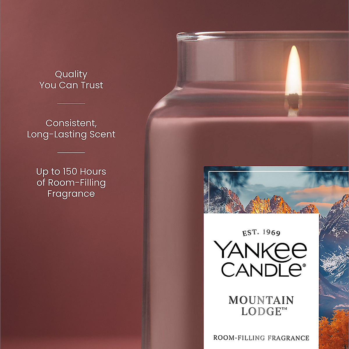 Mountain Lodge™ Original Large Jar Candle - US 65468