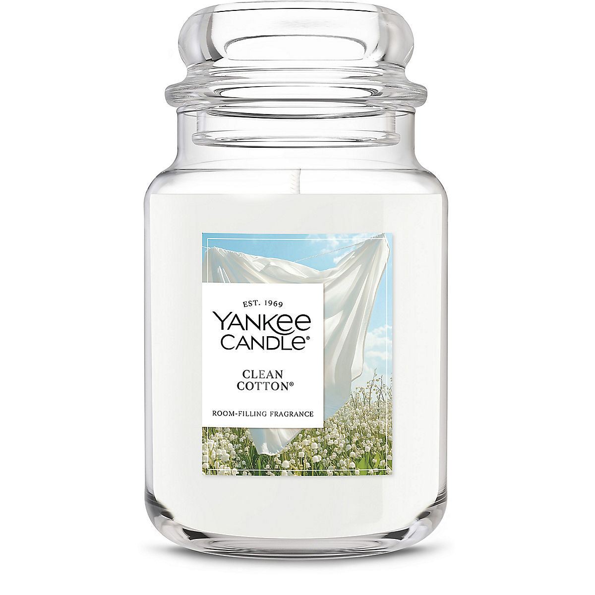 Clean Cotton® Original Large Jar Candle - US 21429