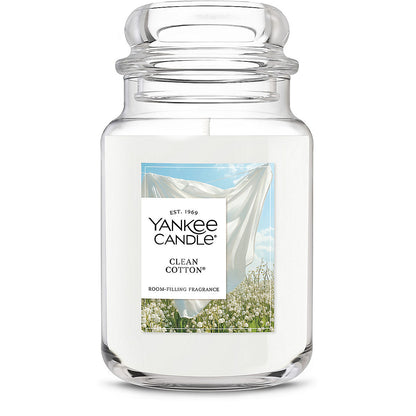 Clean Cotton® Original Large Jar Candle - US 21429