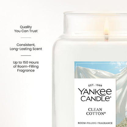 Clean Cotton® Original Large Jar Candle - US 21429