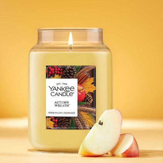 Autumn Wreath™ Original Large Jar Candle - US 62843