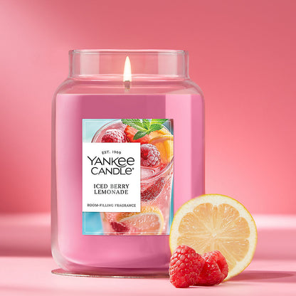 Iced Berry Lemonade Original Large Jar Candle - US 32952