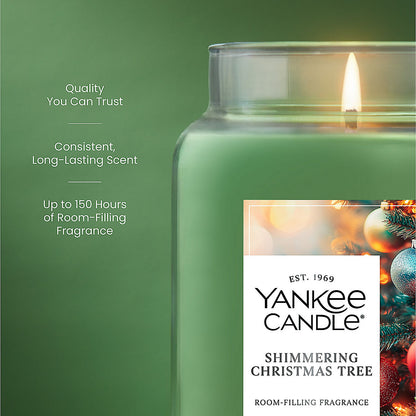 Shimmering Christmas Tree Original Large Jar Candle - US 52808