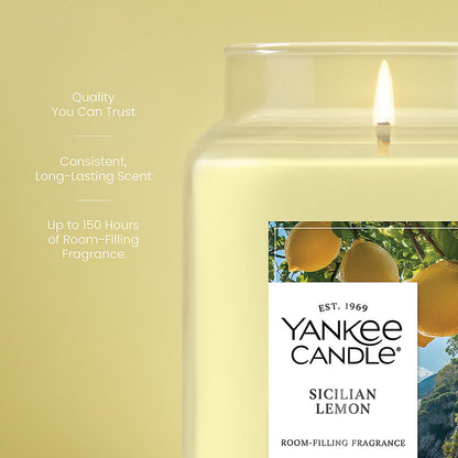 Sicilian Lemon Original Large Jar Candle - US 77481