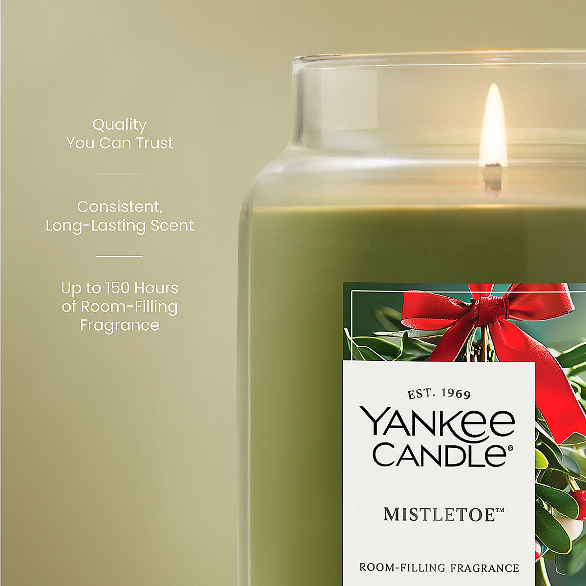 Mistletoe™ Original Large Jar Candle - US 07781