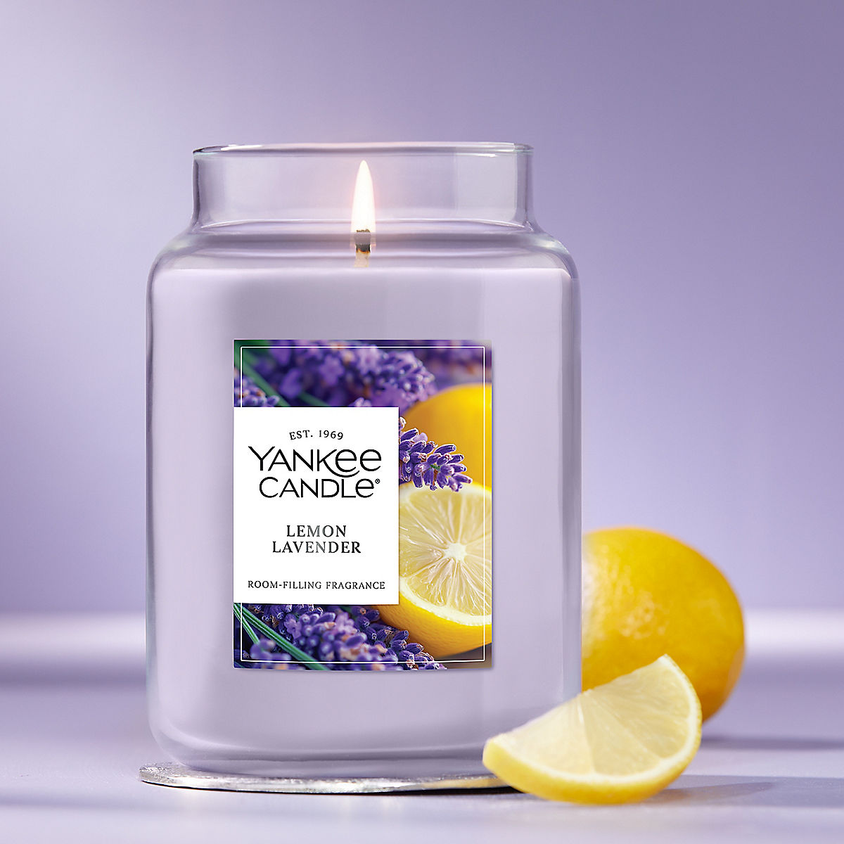 Lemon Lavender Original Large Jar Candle - US 84250