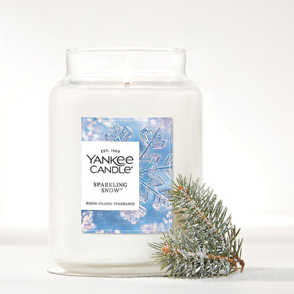 Sparkling Snow™ Original Large Jar Candle - US 80404