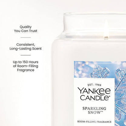 Sparkling Snow™ Original Large Jar Candle - US 80404