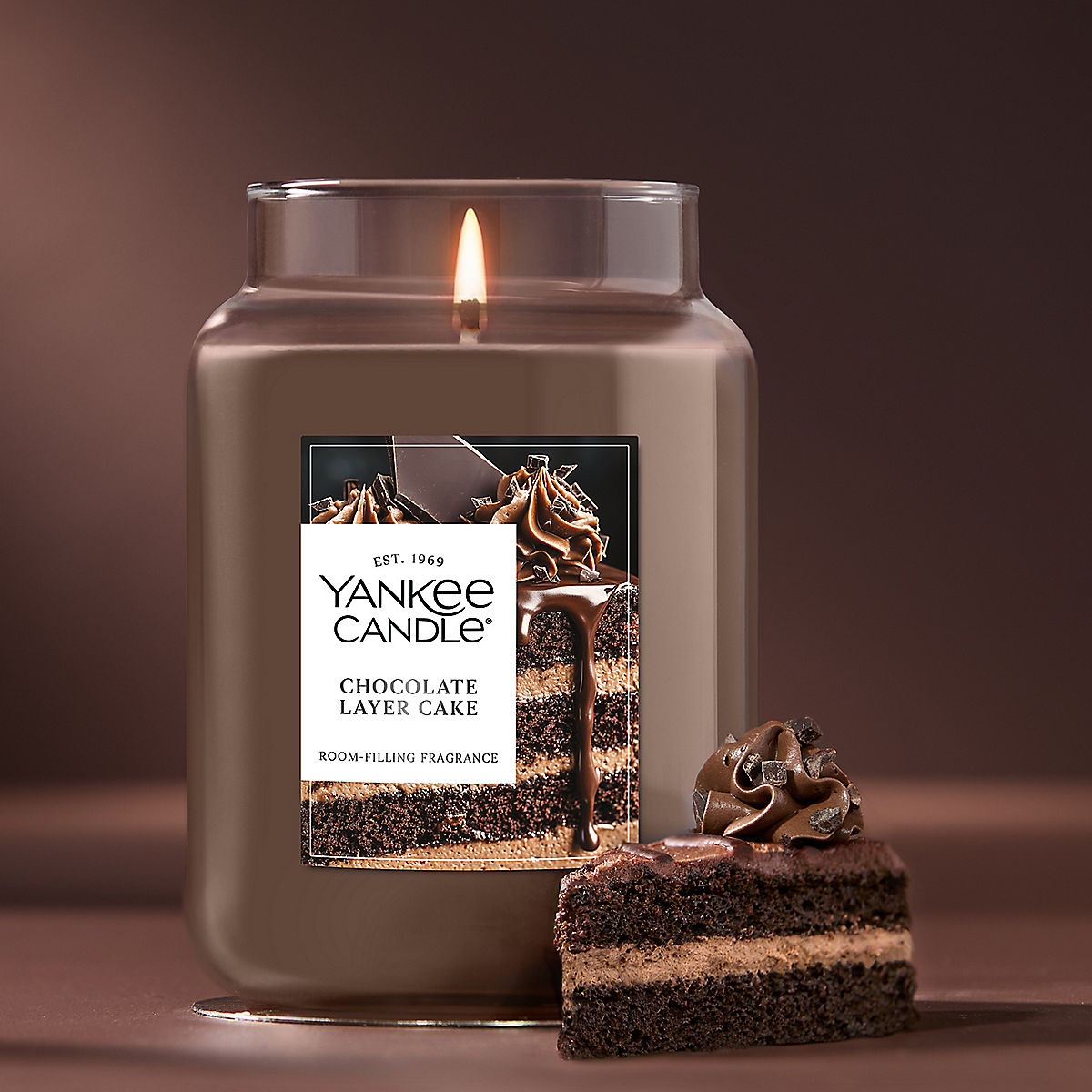 Chocolate Layer Cake Original Large Jar Candle - US 93933
