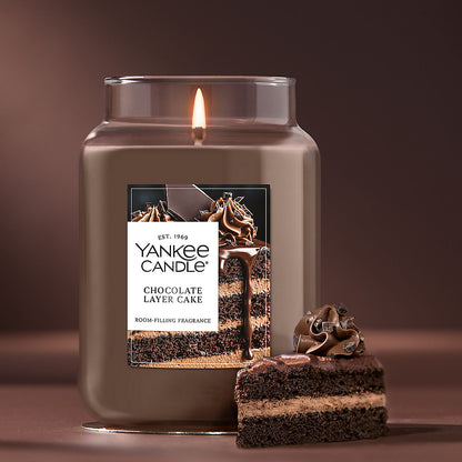 Chocolate Layer Cake Original Large Jar Candle - US 93933