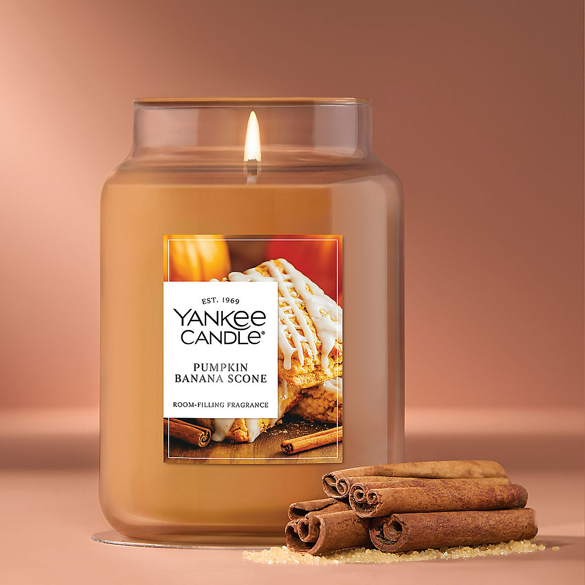 Pumpkin Banana Scone Original Large Jar Candle - US 69176