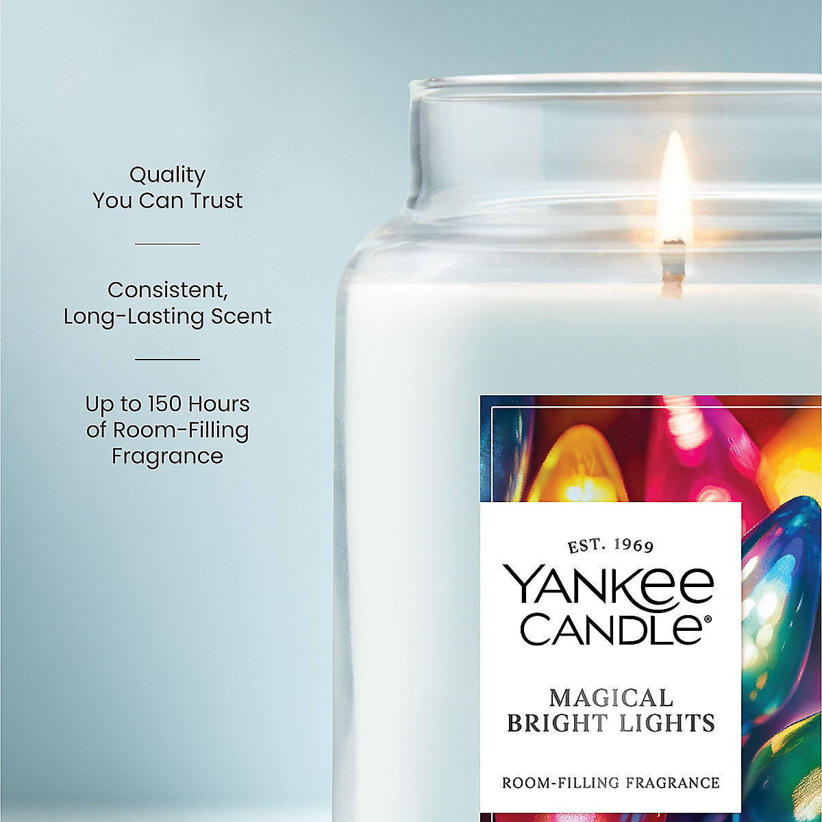 Magical Bright Lights Original Large Jar Candle - US 44250