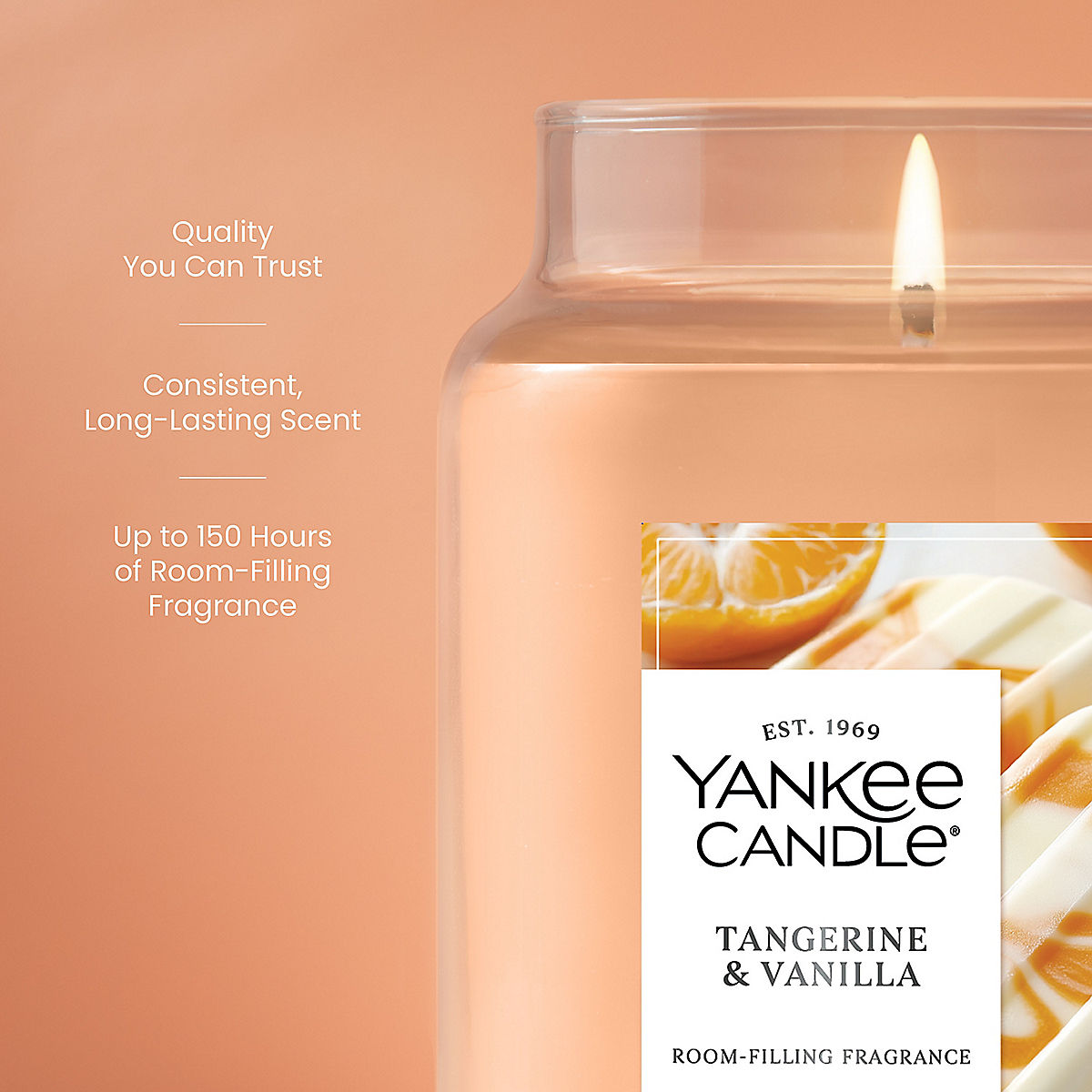 Tangerine & Vanilla Original Large Jar Candle - US 42059