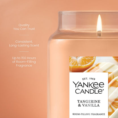Tangerine & Vanilla Original Large Jar Candle - US 42059